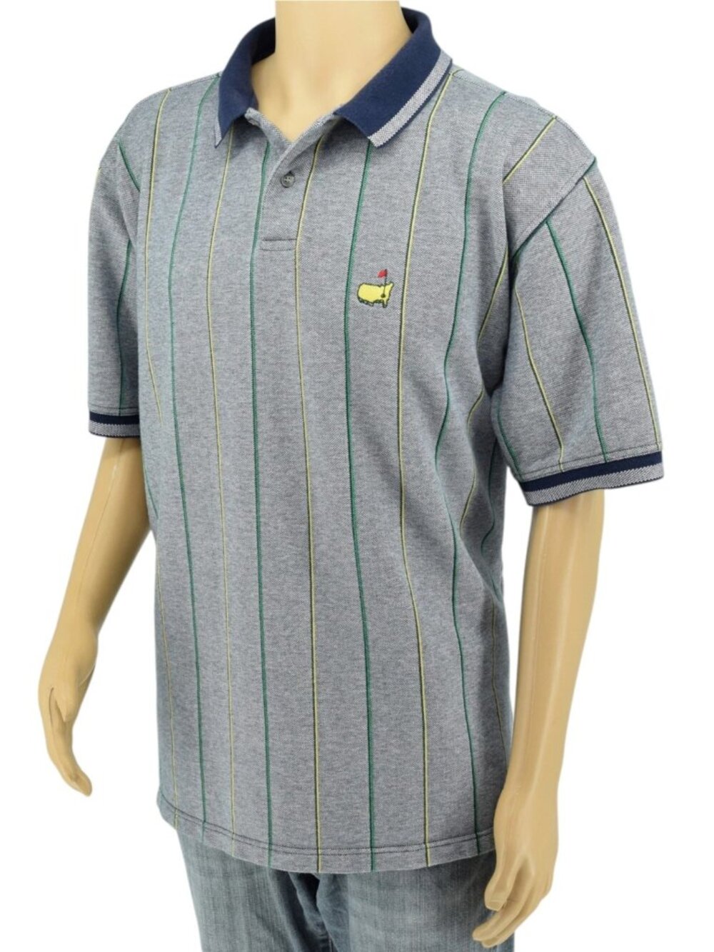 Vintage 90s Masters Slazenger Augusta National Golf Polo Shirt XL